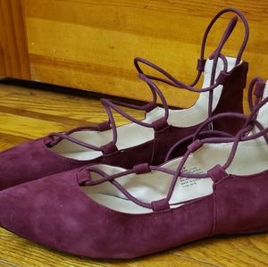 Nine West Laceup Flat